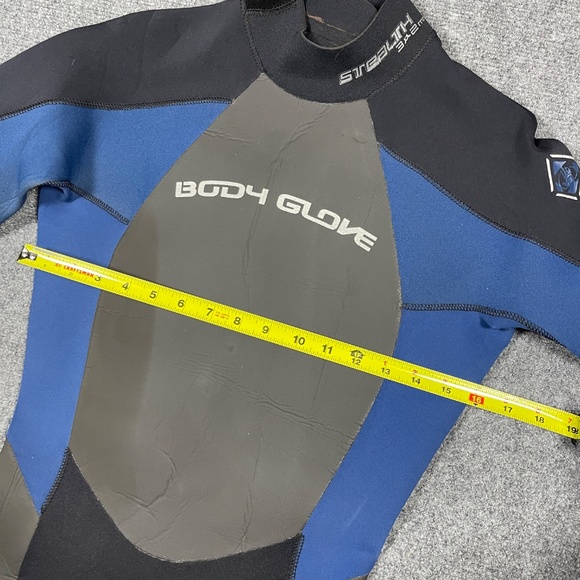 Body Glove Stealth 3/2 mm Full Wetsuit Mens Small Blue Black 0710 - Picture 10 of 12